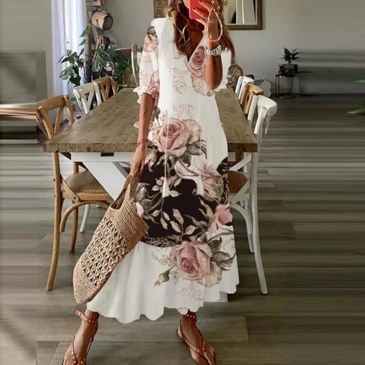 Sandrina - Maxidress Bohemien