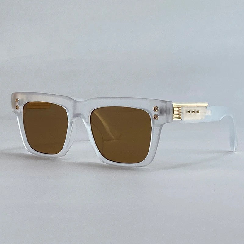 Occhiali da sole premium per uomini in design retro – Protezione UV400 & occhiali dichiarativi alla moda