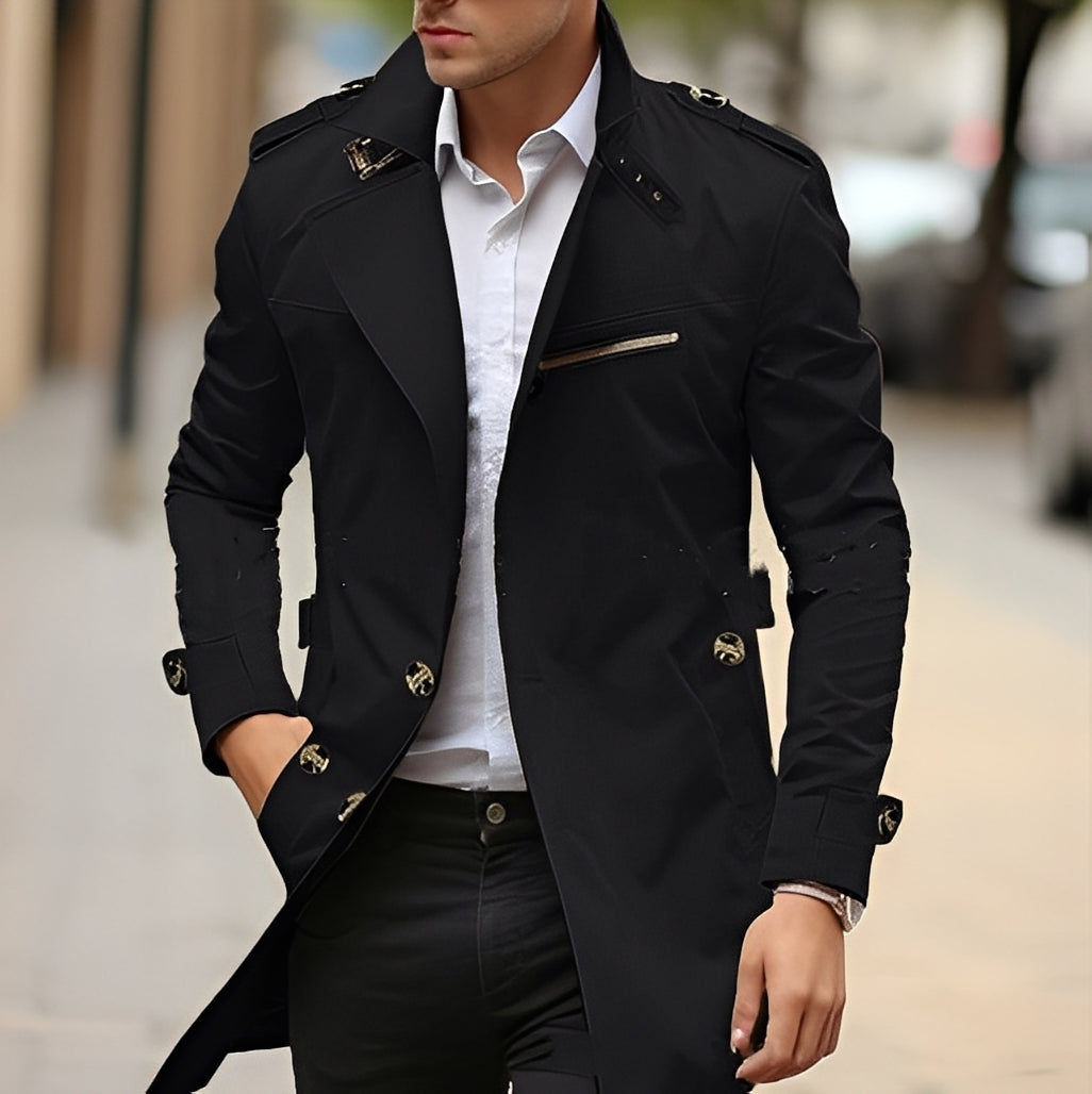 Elric - Elegante Trenchcoat per Uomini