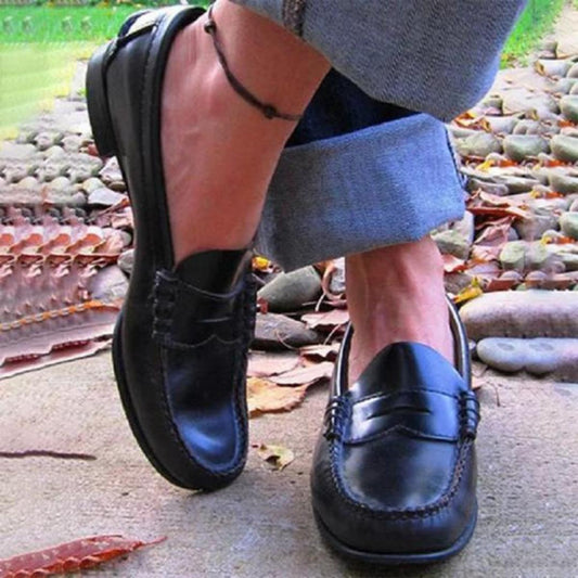 Corinne - Mocassini Classici in Pelle | Dettagli Fatti a Mano | Comodi da Indossare