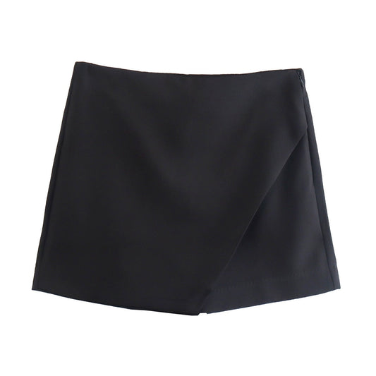 Gonna-Shorts Elegante per Donne – Pantaloni a Vita Alta con Design a Gonna