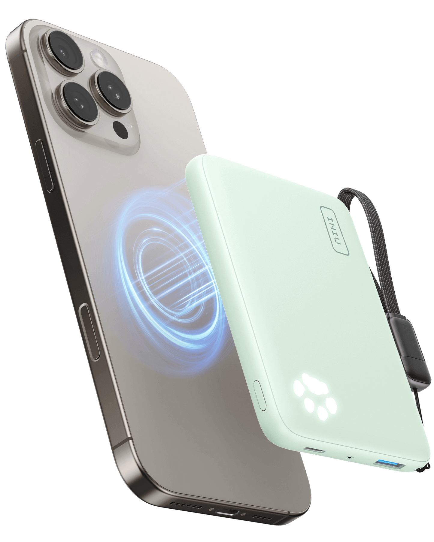 Powerbank magnetica da 10.000mAh – Ricarica wireless da 15W e ricarica rapida da 30W per iPhone e MagSafe