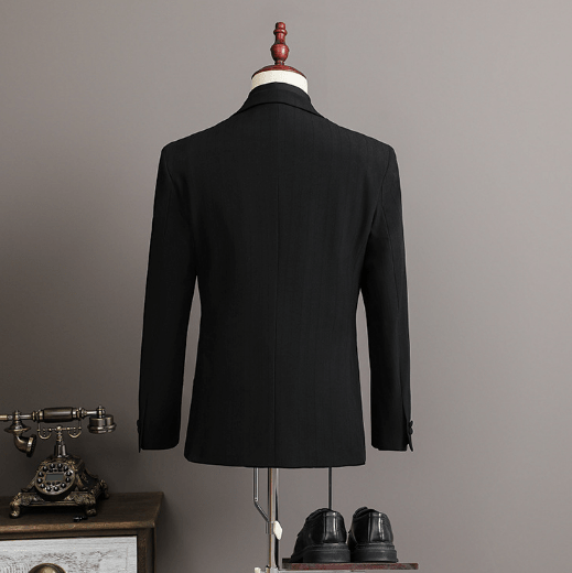 Elegante completo da uomo doppiopetto slim fit – completo da business e da cerimonia 3 pezzi