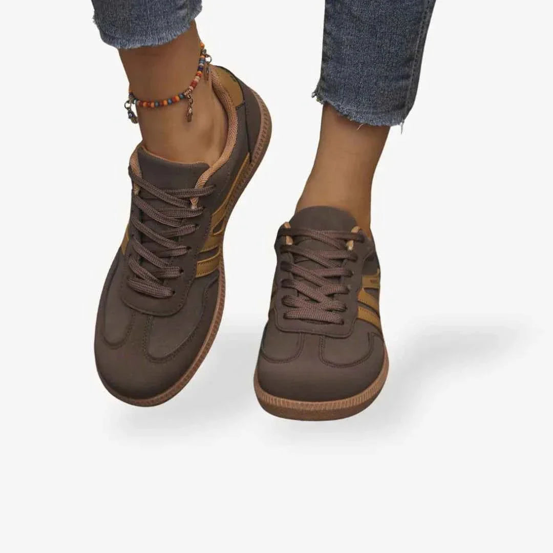 Sneaker Retro con Suola in Gomma – Scarpe Casual Comode in Stile Vintage per Donne