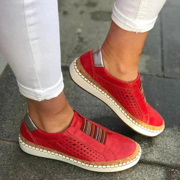 Comode Sneaker Slip-On per Donna – Scarpe da Tempo Libero Traspiranti con Suola a Wedge
