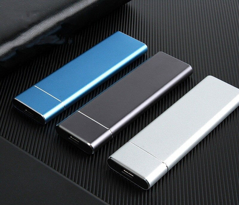SSD Esterno Ultra Sottile con USB-C – Memoria Veloce per Laptop, Smartphone e Viaggi