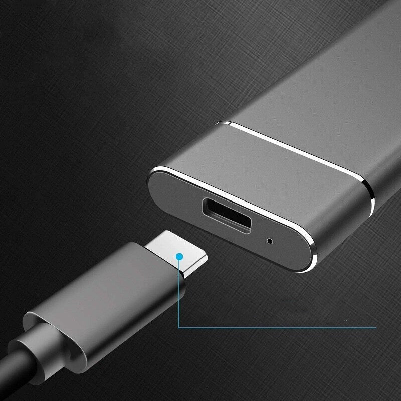 SSD Esterno Ultra Sottile con USB-C – Memoria Veloce per Laptop, Smartphone e Viaggi