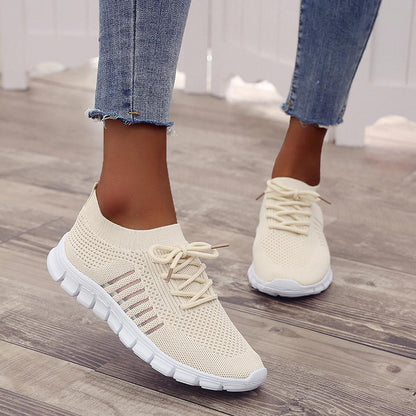 Sneaker da donna traspiranti con suola in memory – Scarpe leggere in mesh per il quotidiano e il comfort
