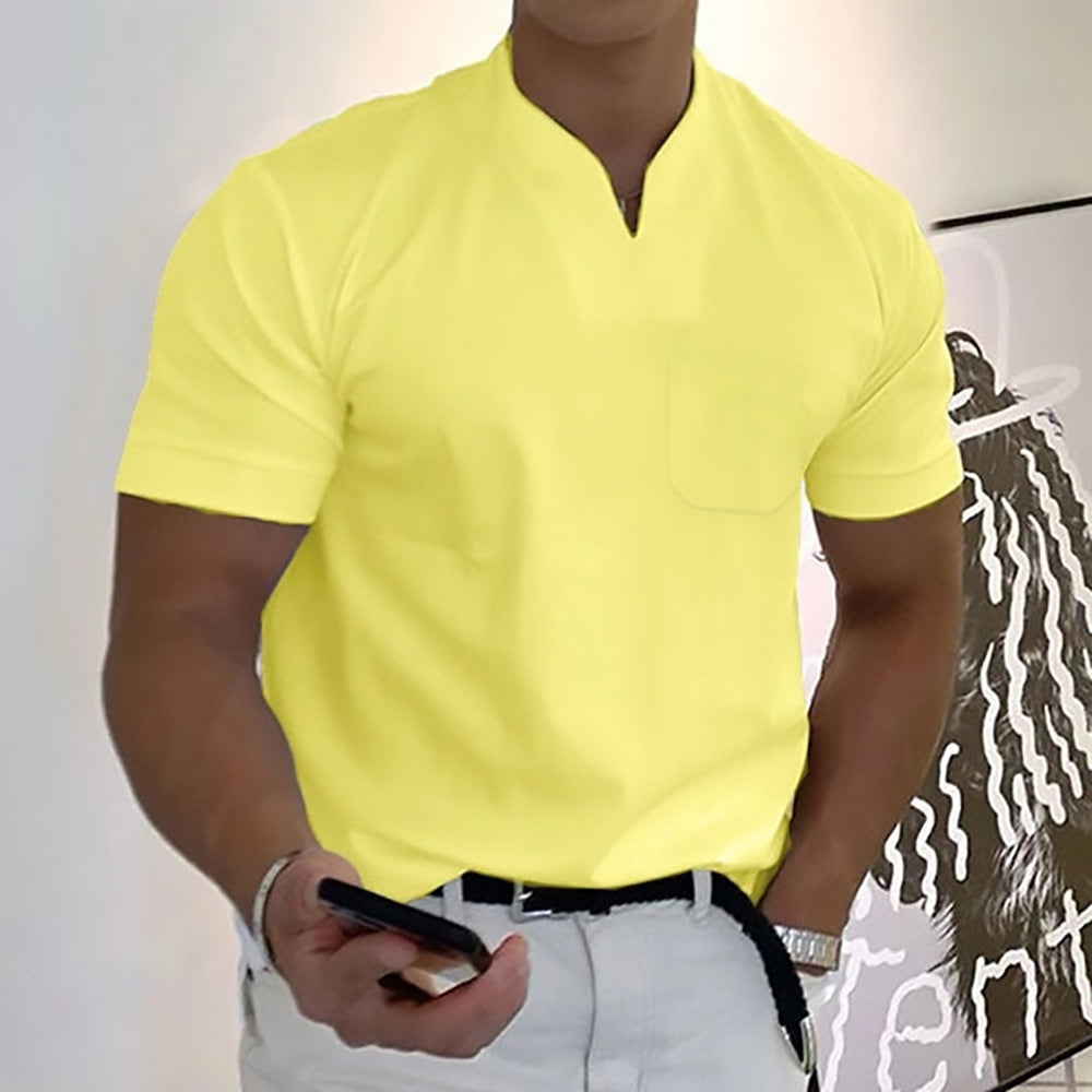 Honoré - T-Shirt da Uomo Business & Sport con Maniche Corte