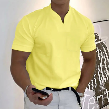 Honoré - T-Shirt da Uomo Business & Sport con Maniche Corte
