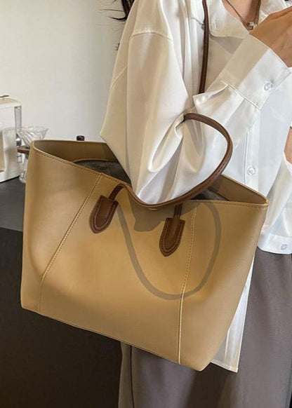Ambrilys - Grande Shopper Classico in Pelle Vegana per Donne