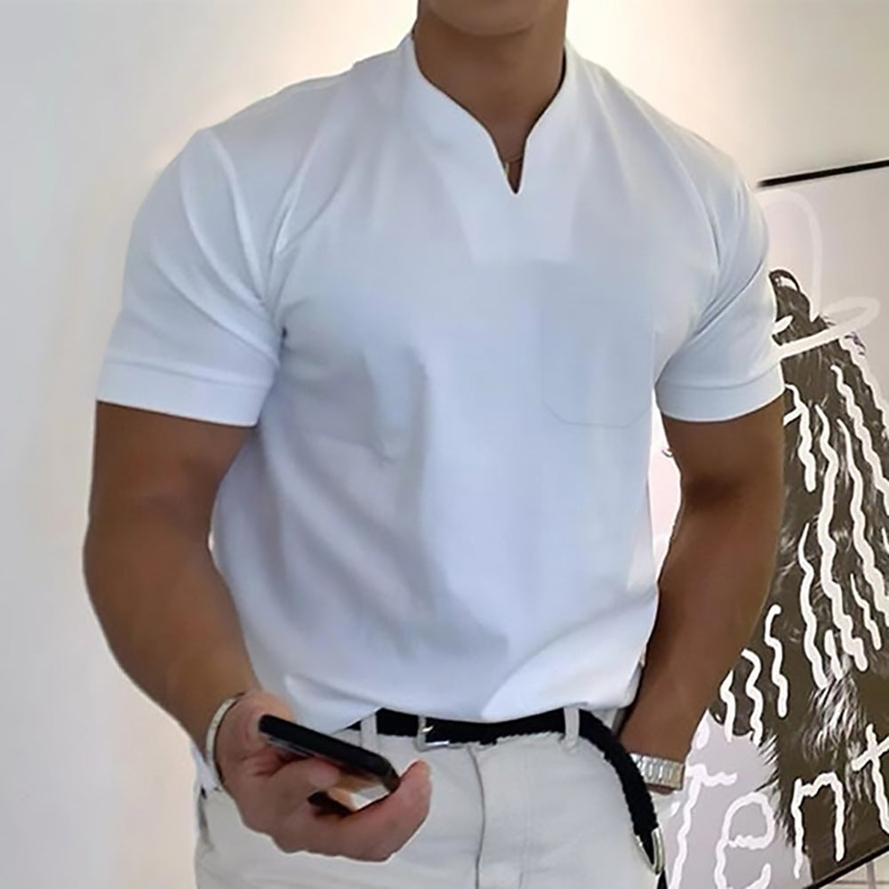 Honoré - T-Shirt da Uomo Business & Sport con Maniche Corte