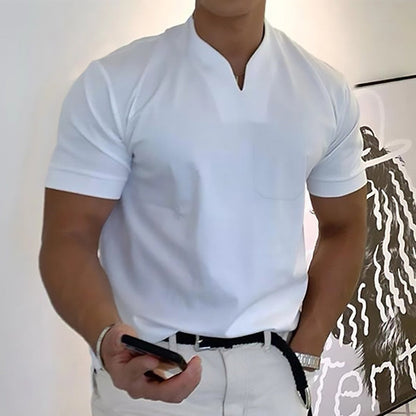 Honoré - T-Shirt da Uomo Business & Sport con Maniche Corte