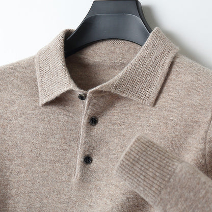 Théodore - Polo | Polo Premium da Uomo in Cashmere | Uomo | Cashmere | Taglio Classico, Morbido e Versatile