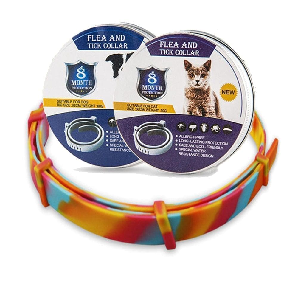 Fidélia - Collare antipulci e antizecche per cani e gatti | Protezione per 8 mesi