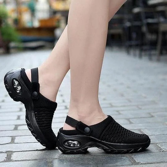 Clogs ortopedici da donna con cuscinetto d'aria – Pantofole traspiranti e confortevoli per il tempo libero e la vita quotidiana