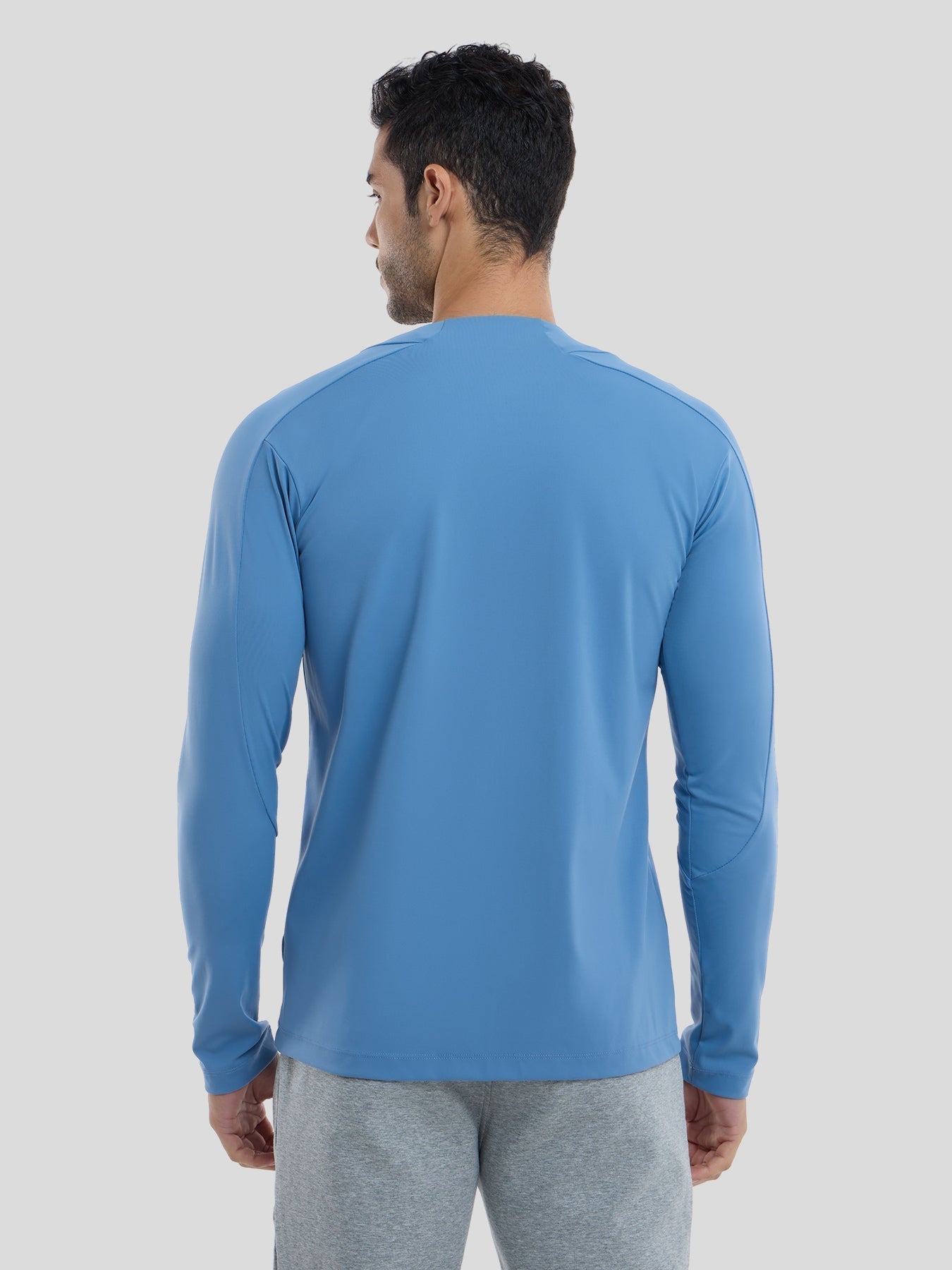 Maëlric - Giacca sportiva SmoothBlend con materiale ad asciugatura rapida per corsa e fitness con colletto a zip