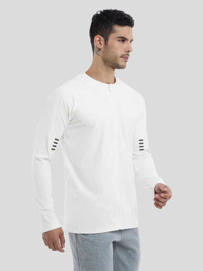 Maëlric - Giacca sportiva SmoothBlend con materiale ad asciugatura rapida per corsa e fitness con colletto a zip