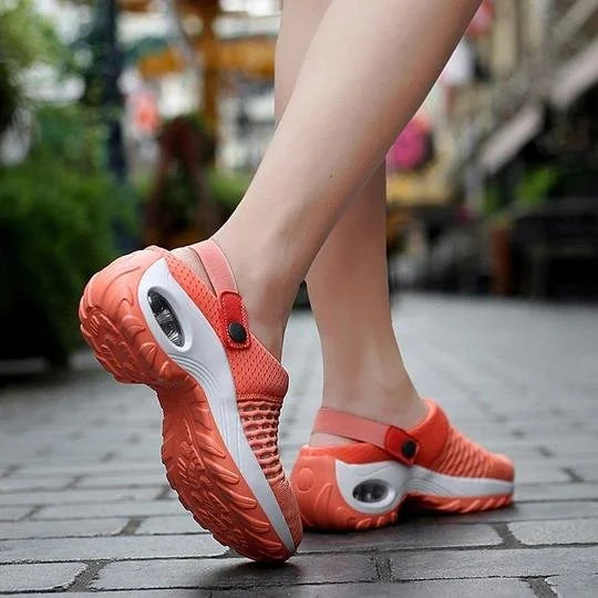 Clogs ortopedici da donna con cuscinetto d'aria – Pantofole traspiranti e confortevoli per il tempo libero e la vita quotidiana