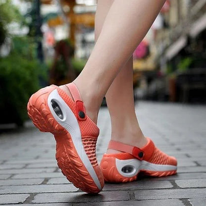 Clogs ortopedici da donna con cuscinetto d'aria – Pantofole traspiranti e confortevoli per il tempo libero e la vita quotidiana
