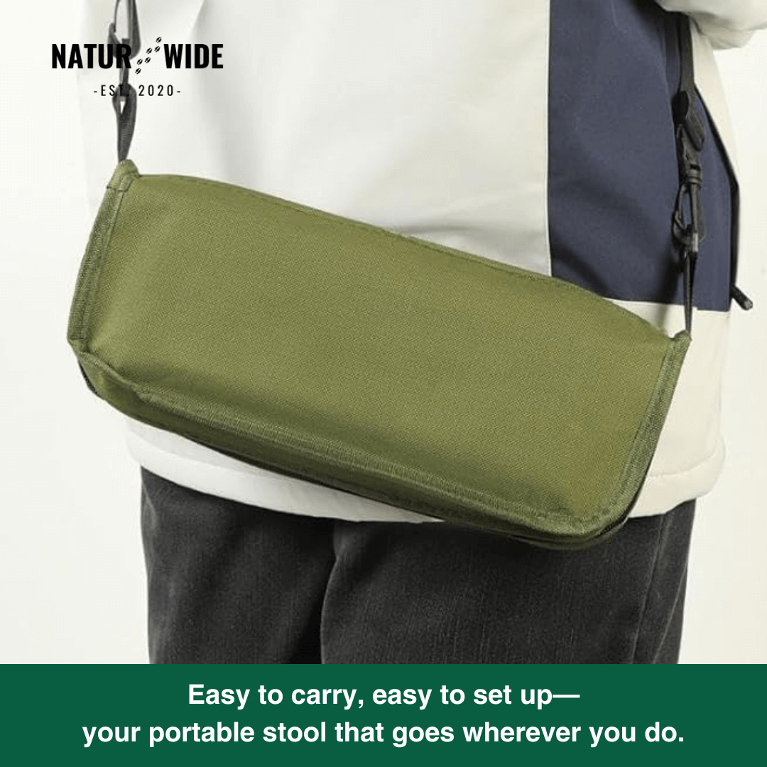 Sedia da Campeggio Pieghevole – Leggera, Portatile e Resistente con Borsa da Viaggio