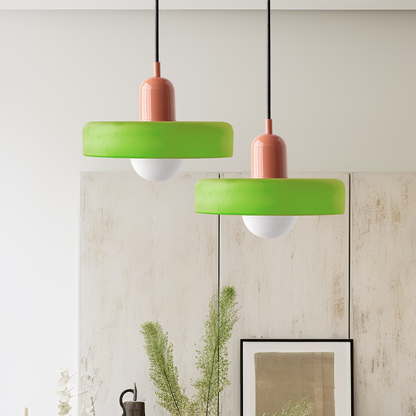 AtmosColor - Lampada a sospensione in vetro colorato