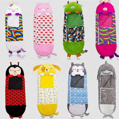 Pliocâlin - Sacco a pelo pieghevole per bambini a forma di un adorabile animale – Snoozi