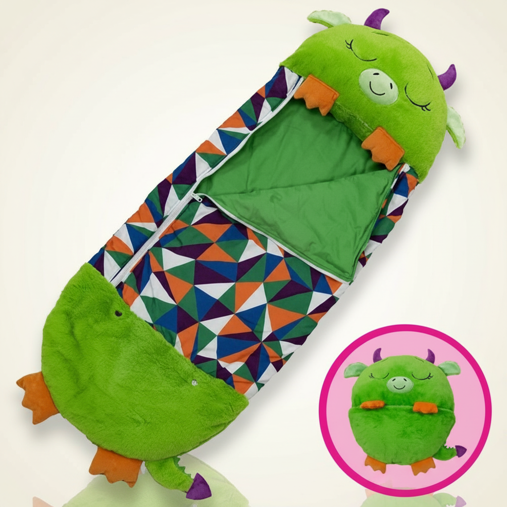 Pliocâlin - Sacco a pelo pieghevole per bambini a forma di un adorabile animale – Snoozi