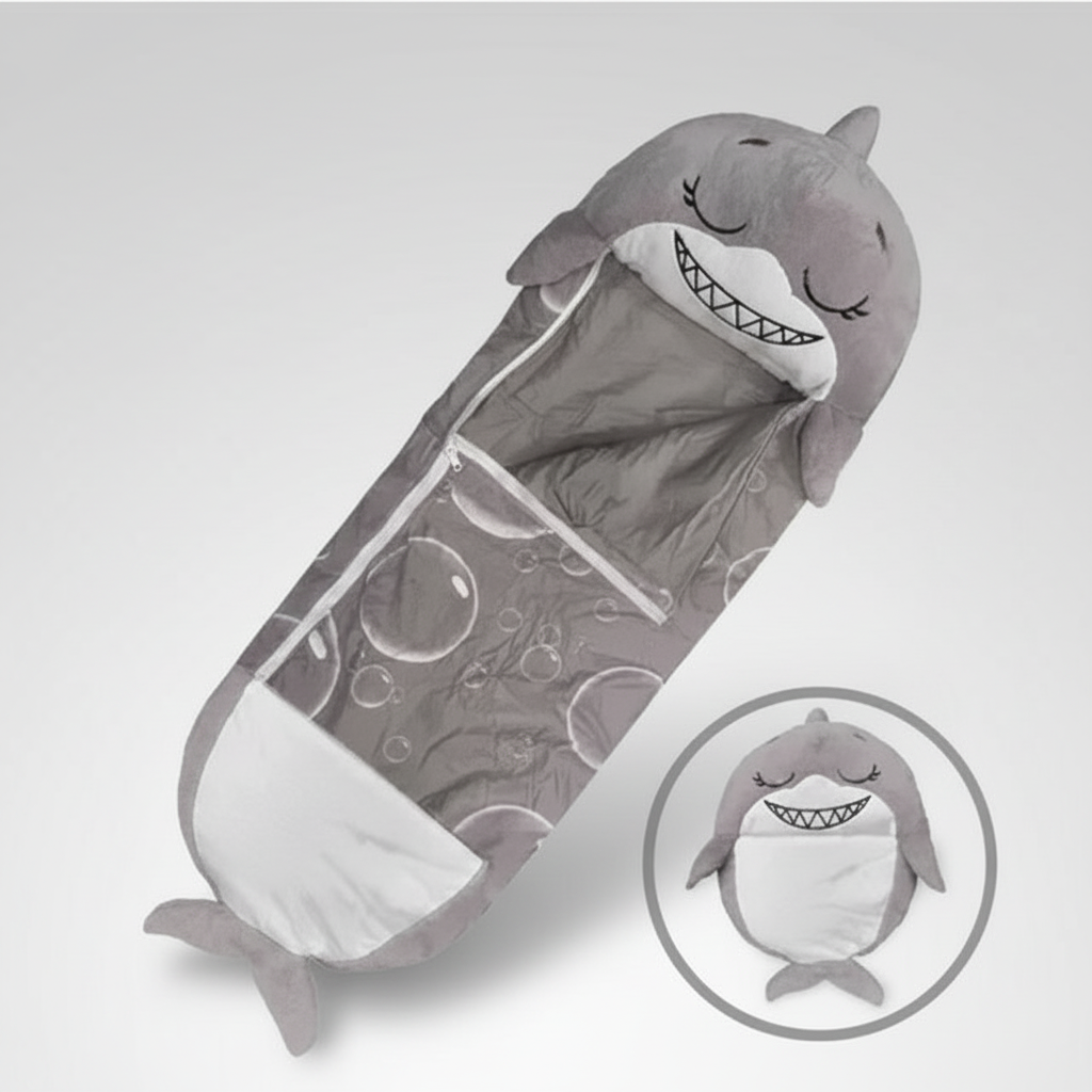 Pliocâlin - Sacco a pelo pieghevole per bambini a forma di un adorabile animale – Snoozi
