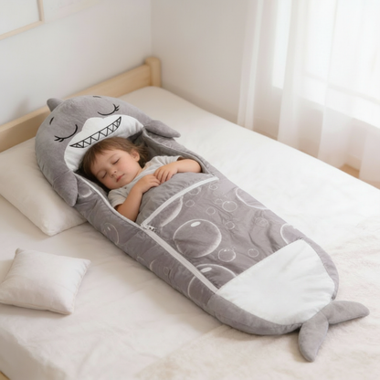 Pliocâlin - Sacco a pelo pieghevole per bambini a forma di un adorabile animale – Snoozi