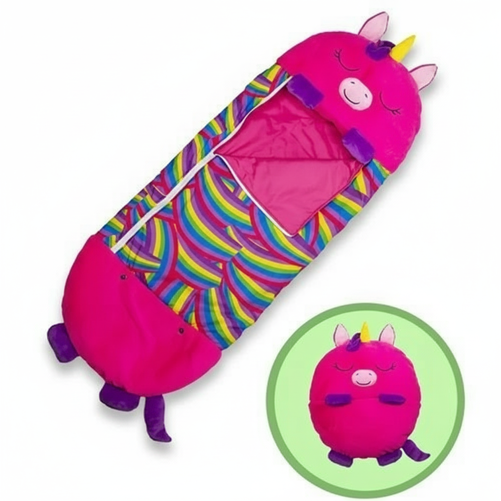 Pliocâlin - Sacco a pelo pieghevole per bambini a forma di un adorabile animale – Snoozi