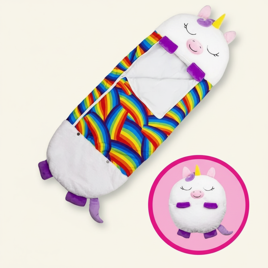 Pliocâlin - Sacco a pelo pieghevole per bambini a forma di un adorabile animale – Snoozi