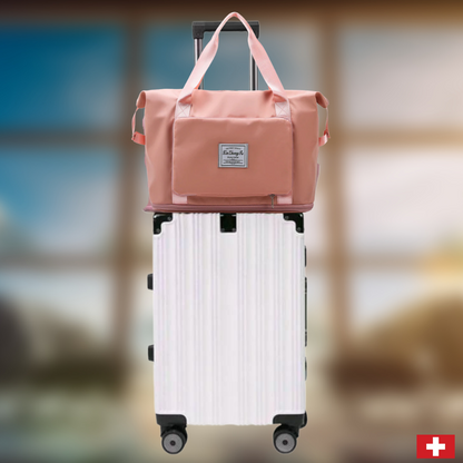 Grande borsa da viaggio per donne con scomparto per scarpe – Borsa da viaggio pieghevole per bagaglio a mano e weekend