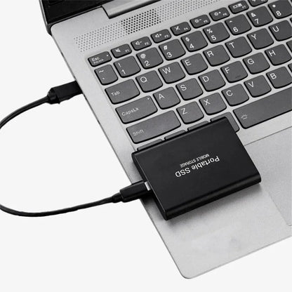 SSD Portatile Ultraflato con USB-C – Memoria Esterna Veloce per PC, Laptop e Smartphone