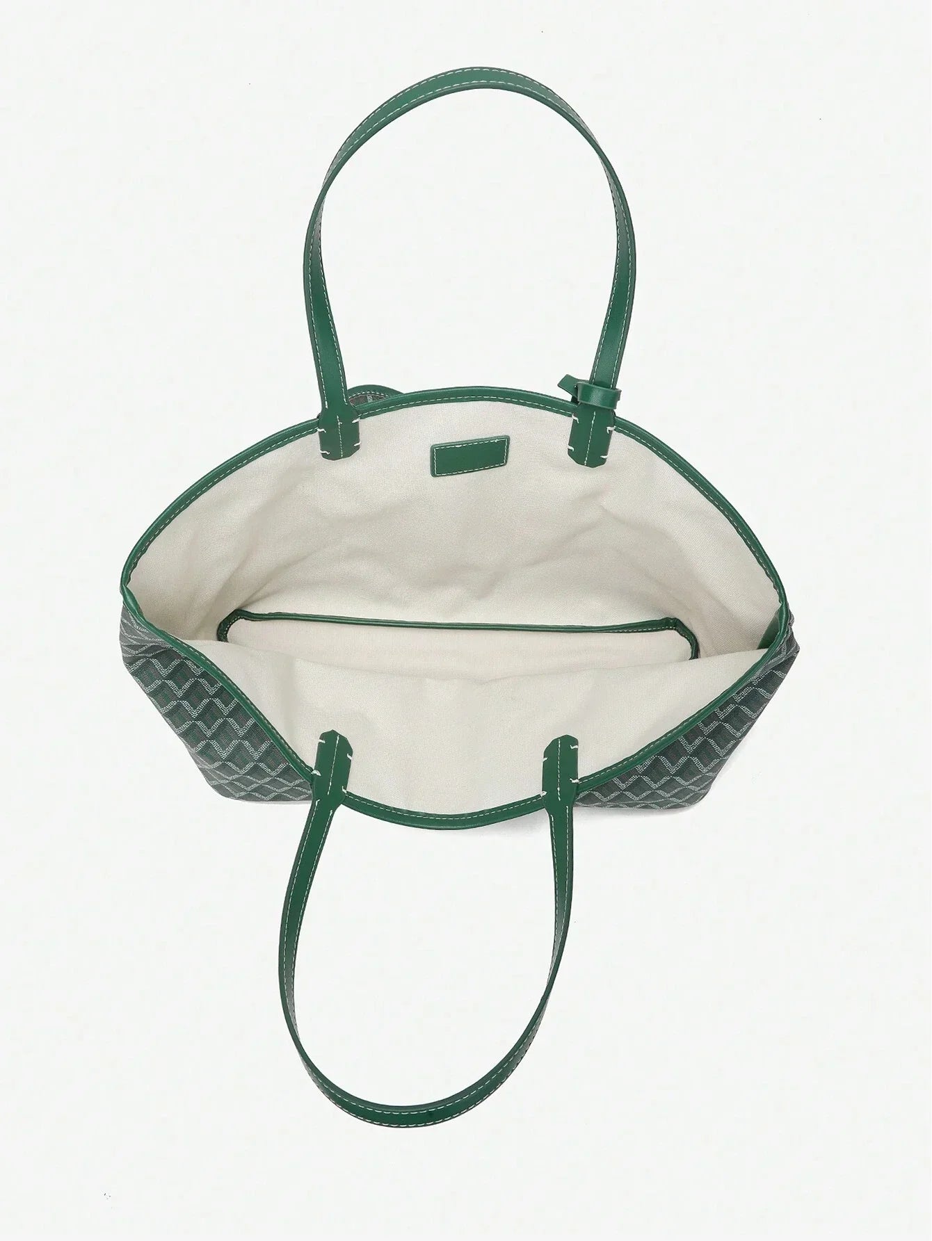 Déliane - Borsa a tracolla casual per donne in PVC con tasca aggiuntiva | Tote Bag | Grande borsa leggera per studentesse