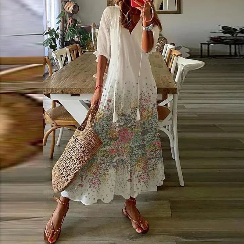 Sandrina - Maxidress Bohemien