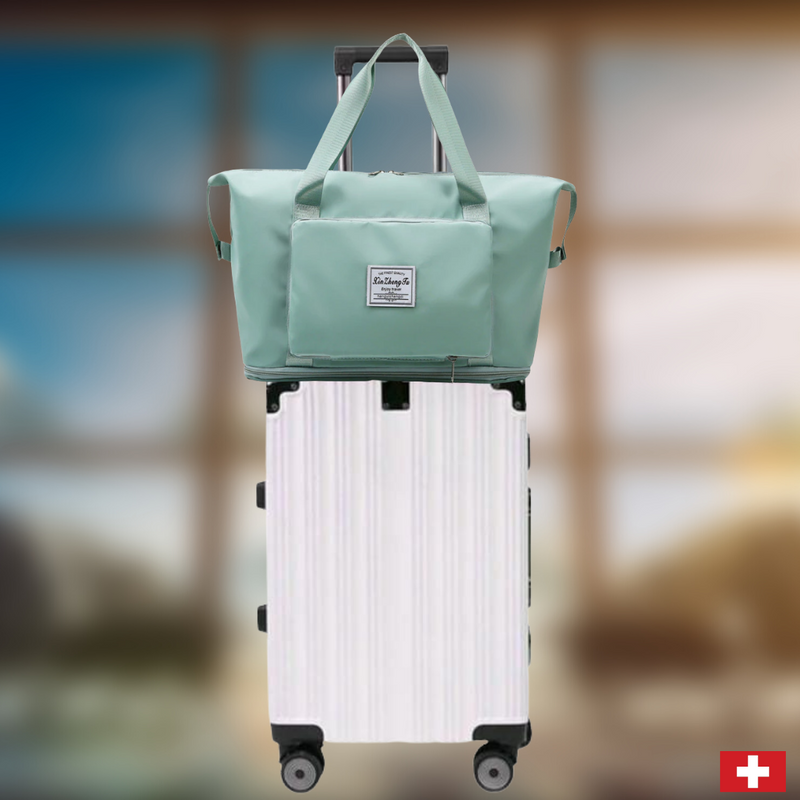 Grande borsa da viaggio per donne con scomparto per scarpe – Borsa da viaggio pieghevole per bagaglio a mano e weekend