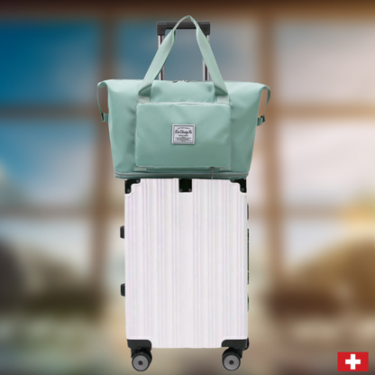 Grande borsa da viaggio per donne con scomparto per scarpe – Borsa da viaggio pieghevole per bagaglio a mano e weekend