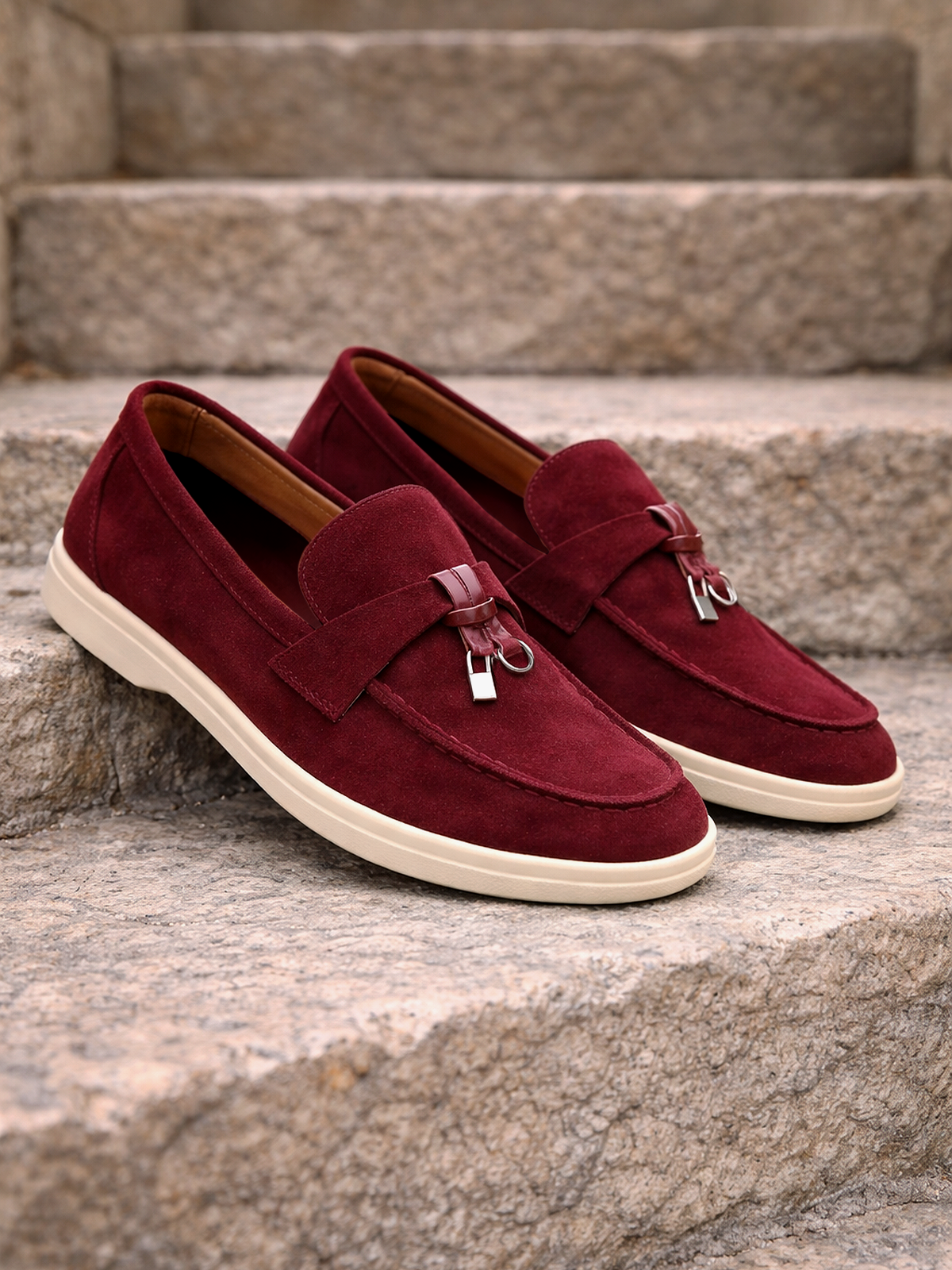 Elegante Slip-On Loafer per donne in camoscio – Comodo, Leggero & Stilosamente