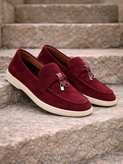 Elegante Slip-On Loafer per donne in camoscio – Comodo, Leggero & Stilosamente