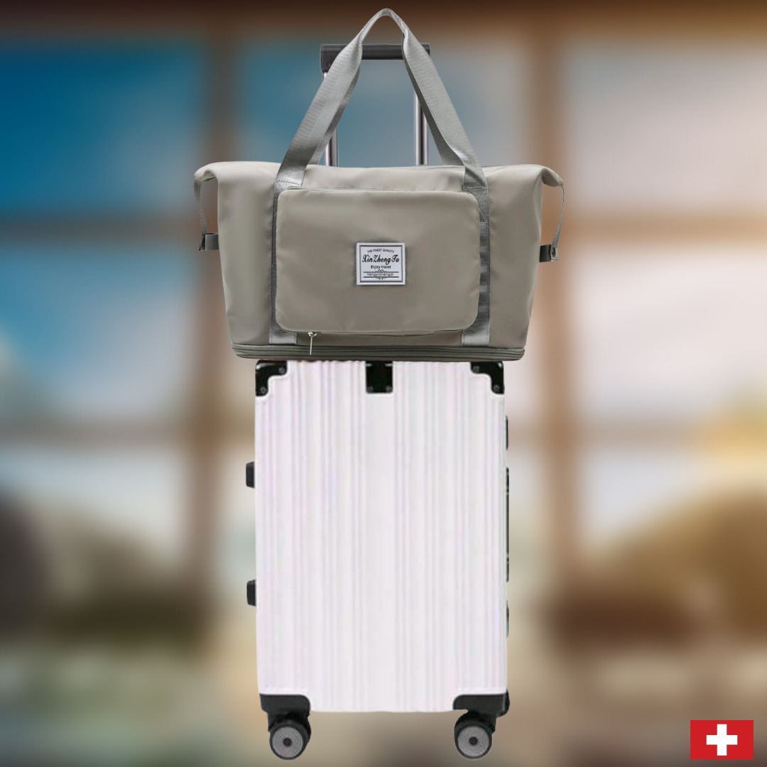 Grande borsa da viaggio per donne con scomparto per scarpe – Borsa da viaggio pieghevole per bagaglio a mano e weekend