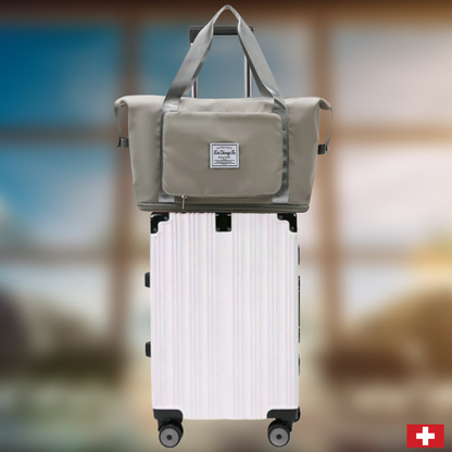 Grande borsa da viaggio per donne con scomparto per scarpe – Borsa da viaggio pieghevole per bagaglio a mano e weekend