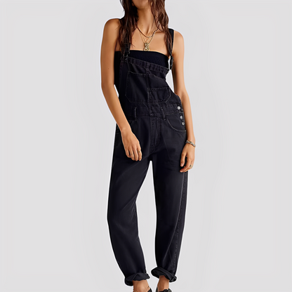 Koralie - Salopette in Jeans Classica e Larga per Donne