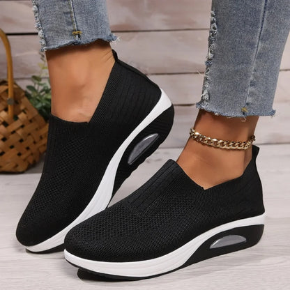 Sneaker ortopediche Slip-On per donne – Suola ad aria confortevole e alleviante