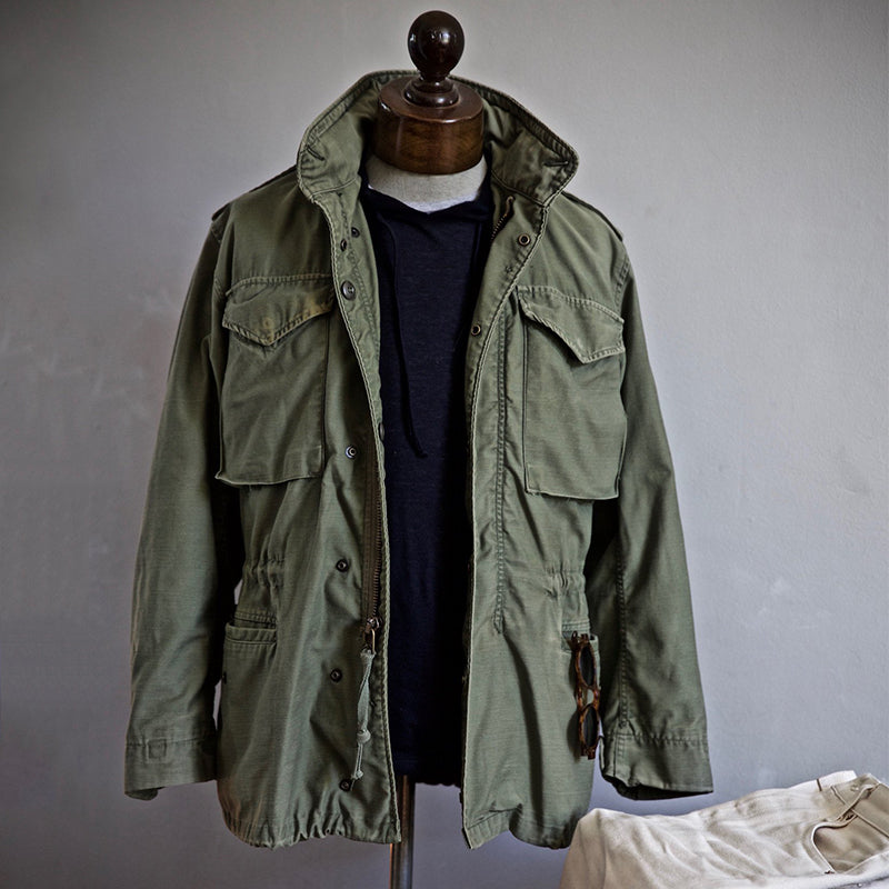 Nathan - Giacca Militare Elegante in Verde Scuro per Uomini | Design Senza Tempo