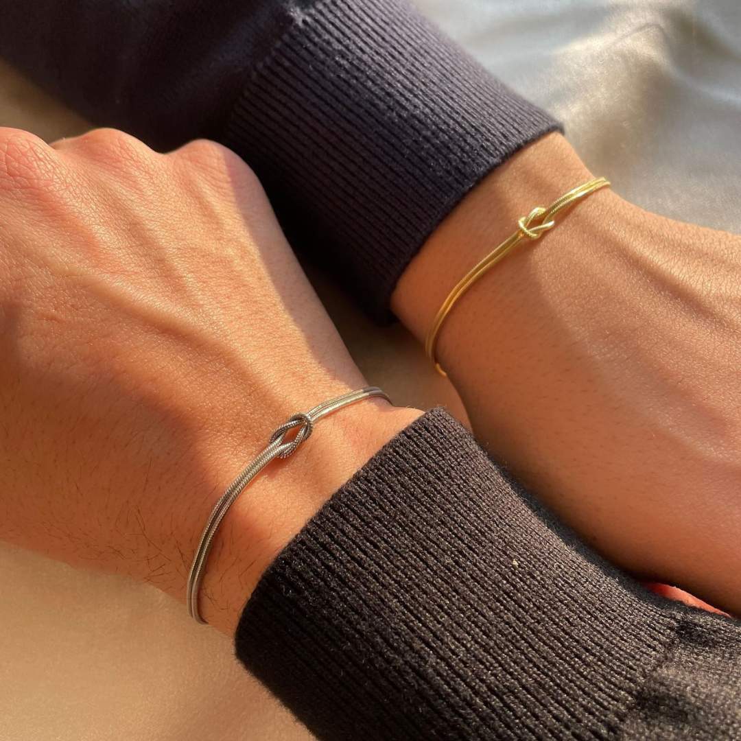 Vahla - Bracciale Minimalista con Nodo