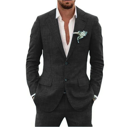 Joachim - Completo in lino superleggero e casual per uomini