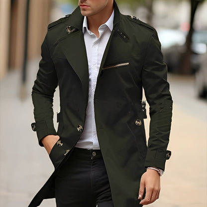 Elric - Elegante Trenchcoat per Uomini