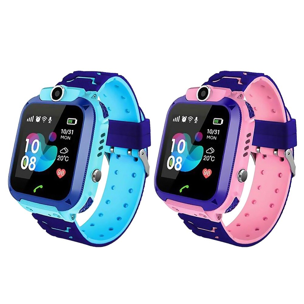 Alervia - Smartwatch per bambini con GPS, fotocamera, chiamate e tasto SOS