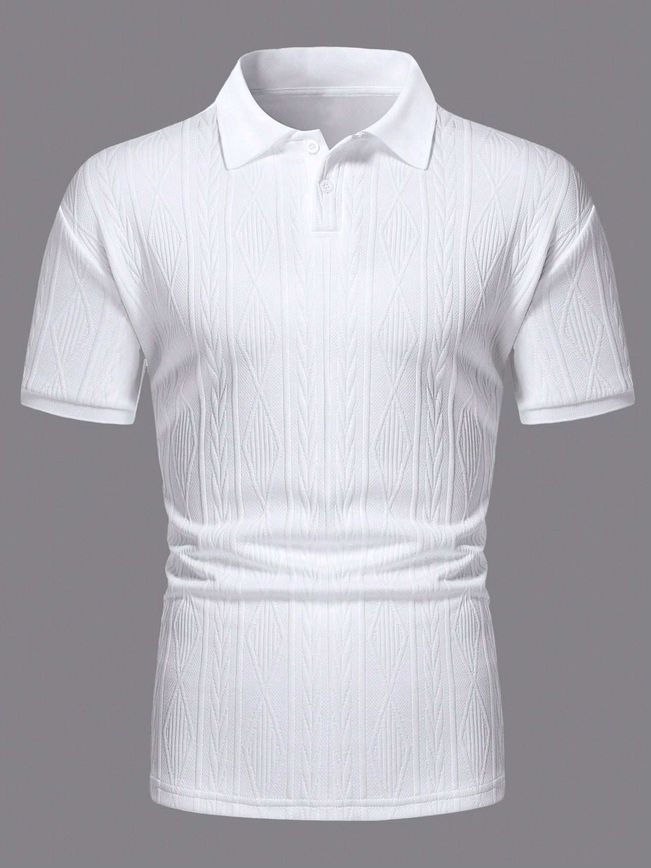 Polo strutturato per uomo – Elegante maglietta a maniche corte traspirante e stilosa